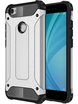 Powertech θήκη Hybrid Protect για Xiaomi Redmi Note 5A Ασημί