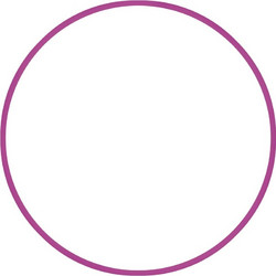 Χούλα-Χουπ HQ 60cm - Φ19mm - 230gr, Φούξια 98801