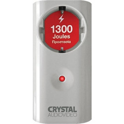 Crystal Audio CPW1-1300-70 White Μονόπριζο Aσφαλείας 1300J/70dB (381001)
