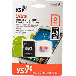 Κάρτα Μνήμης YSY 8 Gb With Adapter - OEM