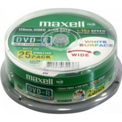 MAXELL DVD+R 4.7GB 16X 25 pack spindle case