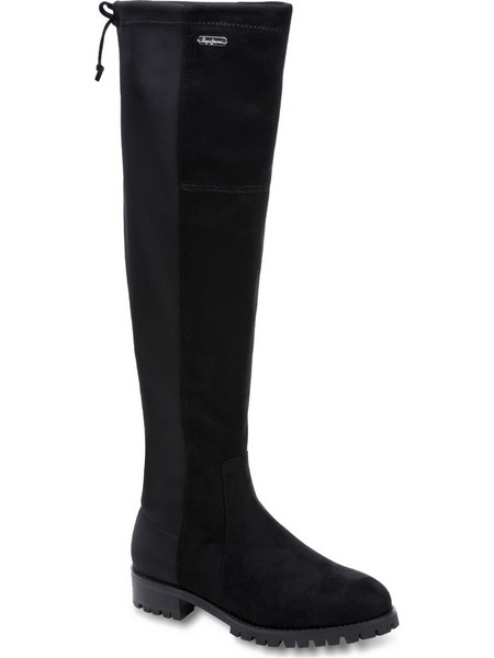 PEPE JEANS 'AMY HIGHT' ΓΥΝΑΙΚΕΙΑ FLAT ΜΠΟΤΑ PLS50343-999 (999/BLACK)