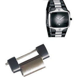 NIXON PLAYER/SENTRY EXTRA LINK STAINLESS STEEL/BLACK