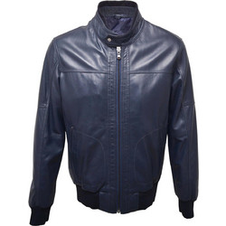 Leather 100 Kumiko K2 Ανδρικό Μπουφάν Μπλε 05-M-KUMIKO-K2