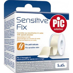 Pic Sensitive Fix Μεταξωτή Επιδεσμική Ταινία 5cm x 5m