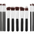 Tools For Beauty Kabuki Makeup Black Σετ Πινέλα Μακιγιάζ 10τμχ