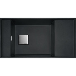 Franke Fresno FSG 211 Onyx Υποκαθήμενος Νεροχύτης Γρανίτη Αντιστρεφόμενος Ματ 86x45.8cm