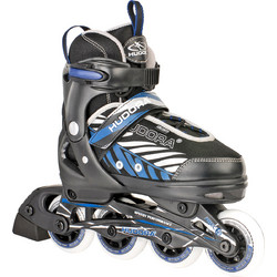 Hudora Inline Αυξομειούμενα Rollers Παιδικά Μαύρα Μπλε 28232