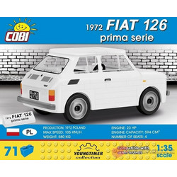 Cobi Youngtimer Fiat 126 1972 prima Official 1:35