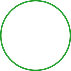 Amila Χούλα-Χουπ Hq 60Cm - Φ19Mm - 230Gr, Πράσινο (98800) Πράσινο