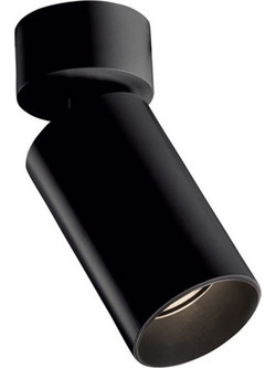 LEDS C4 Leds-C4 ATOM Surface Black | Σποτ Οροφής Επιφανείας LED για Σαλόνι & Επαγγελματικούς Χώρους (15-A065-60-TS)