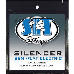 Sit SL942 Σετ 6 Χορδές Ηλεκτρικής Κιθάρας Nickel Plated Steel 9-42" Custom Light Tension