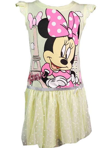 Setino Minnie Mouse MIN-G-DRESS-11 Yellow