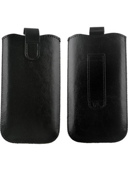 VOLTE-TEL ΘΗΚΗ ΠΟΥΓΚΙ SOFTCASE LEATHER MAGNET LOOP BLACK XXL