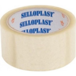 SELLOPLAST Αυτοκόλλητη ταινία SEL-005, διάφανη, 48mm, 60m, 6τμχ
