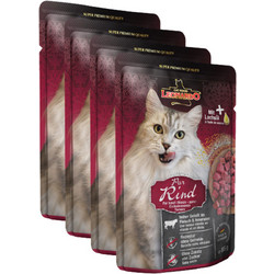 Leonardo Adult Grain Free with Beef in Gravy 4x85gr