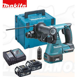 Makita DHR242RTJ Κρουστικό Περιστροφικό Κατεδαφιστικό Πιστολέτο Μπαταρίας 18V Solo με SDS Plus