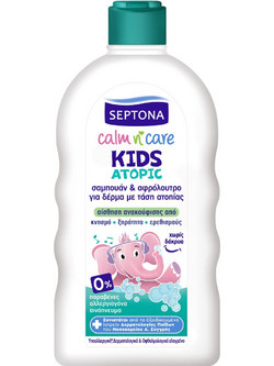 Septona Calm n' Care Kids Atopic Παιδικό Σαμπουάν & Αφρόλουτρο 200ml