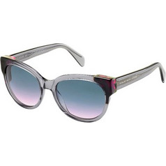 Marc Jacobs MJ486/S LNZ/IP Γυναικεία Γυαλιά Ηλίου Πεταλούδα Κοκάλινα Μαύρα με Μπλε Degradee Φακό