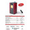 King Modello 118C Red Σόμπα Pellet Αεραγωγών Αερόθερμη 10.1kW
