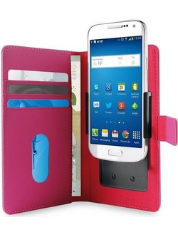 Puro Universal Θήκη Κινητών 4.7'' ιντσών Size L - Pink (UNIWALLET3-PNKL)