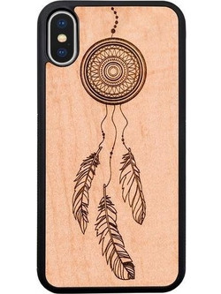 Smartwoods Ξύλινη Θήκη για iPhone Χ/ XS - Catcher Light Brown (200-104-409)
