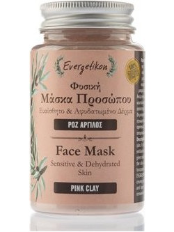 Evergetikon Pink Clay Κρεμώδης Μάσκα Προσώπου με Άργιλο 70gr