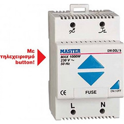 DIMMER 1000W MULTI (ΤΗΛ/ΣΜΟΣ BUTTON) MASTER DM-DGL/b