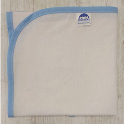 Σελτεδάκι Βρεφικό Αδιάβροχο 50x70cm Λευκό-Σιέλ