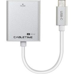 CABLETIME USB TYPE C Male to HDMI Female (CT-C160-PU31-CMHD-S0.154k3)