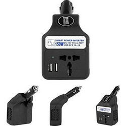Inverter 12V-220V 150 watt τροποποιημένο ημίτονο USB & βολτόμετρο Andowl QY-4168
