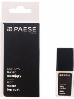 Paese Nail Polish Top Coat Matte 9ml
