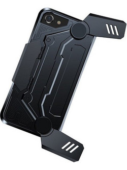 Gamer Case Grip Stand Black For iPhone 7/8