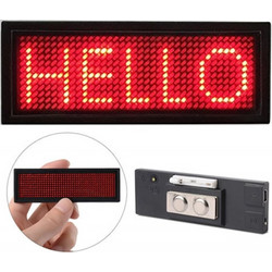 Έξυπνο Led ταμπελάκι κυλιόμενων μηνυμάτων και ονόματος OEM