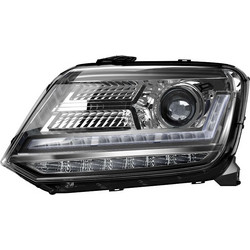 LEDriving(R) Μπροστινά Φανάρια Black Full Led Dynamic Osram Με Φώτα Ημέρας DRL Για Volkswagen Amarok 2010+ (LEDHL107-BK)