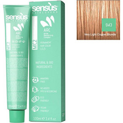 Sens.Us MC2 9.43 Golden Copper Very Light Blonde Μόνιμη Βαφή Μαλλιών Χωρίς Αμμωνία 100ml