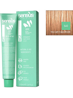 Sens.Us MC2 9.43 Golden Copper Very Light Blonde Μόνιμη Βαφή Μαλλιών Χωρίς Αμμωνία 100ml