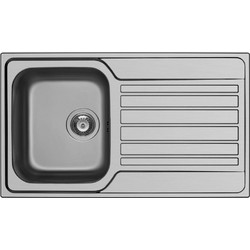 Pyramis Maidtec Fedra Ένθετος Νεροχύτης Inox Αντιστρεφόμενος Σατινέ 86x50cm 100185301