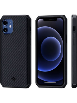 Θήκη Pitaka Aramid MagEZ Pro CARBON FIBER για Apple iPhone 12 MINI 5.4 - ΜΑΥΡΟ - KI1201MMP