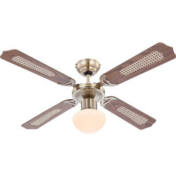 Globo Lighting Champion 0309 Ανεμιστήρας Οροφής 106cm 60W με Φως Καφέ