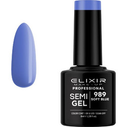 Elixir Semigel 989 Ημιμόνιμο Βερνίκι Νυχιών 8ml
