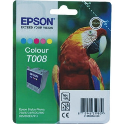 Epson T008 Color Πακέτο 2 Μελανιών Εκτυπωτή Inkjet C13T008401