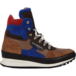 Dsquared2 Ανδρικά Μποτάκια Suede Καφέ W16SN113-081