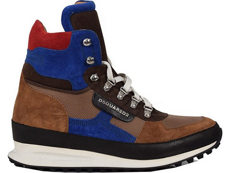 Dsquared2 Ανδρικά Μποτάκια Suede Καφέ W16SN113-081