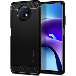 Spigen Rugged Armor Back Cover Black (Xiaomi Redmi Note 9T)