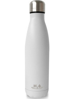 Puro H2O Bottle Double Wall White 500ml