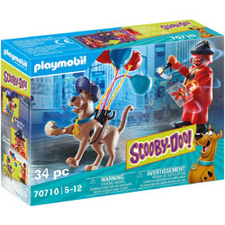Playmobil Scooby-Doo! Περιπέτεια με τον Ghost Clown για 5-12 Ετών 70710