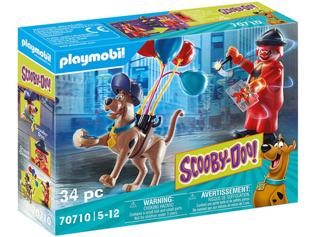 Playmobil Scooby-Doo! Περιπέτεια με τον Ghost Clown για 5-12 Ετών 70710