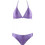 Gsecret Bikini Set Τριγωνάκι με Ενίσχυση Μωβ C9007-14222