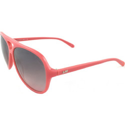 LAK 8000 E Red Γυναικεία Γυαλιά Ηλίου Aviator Κοκάλινα Κόκκινα με Μαύρο Degradee Φακό